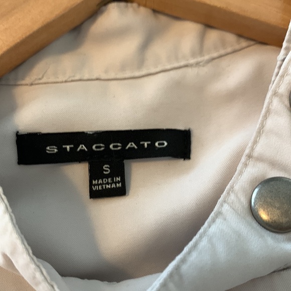 STACCATO MOTO STYLE JACKET IN BEIGE - Picture 4 of 5